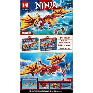MG502 LEGO NINJA GO RED DRAGON NINJA RED GOLD DRAGON THUNDER SWORDMAN
จำนวน 438 PCS
