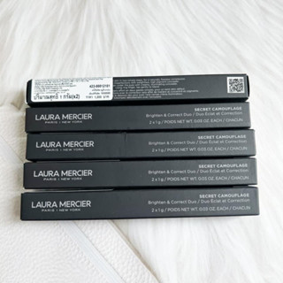 แท้ 🖤 คอนซีลเลอร์ laura mercier secret camouflage brighten &amp; correct duo ป้ายไทย