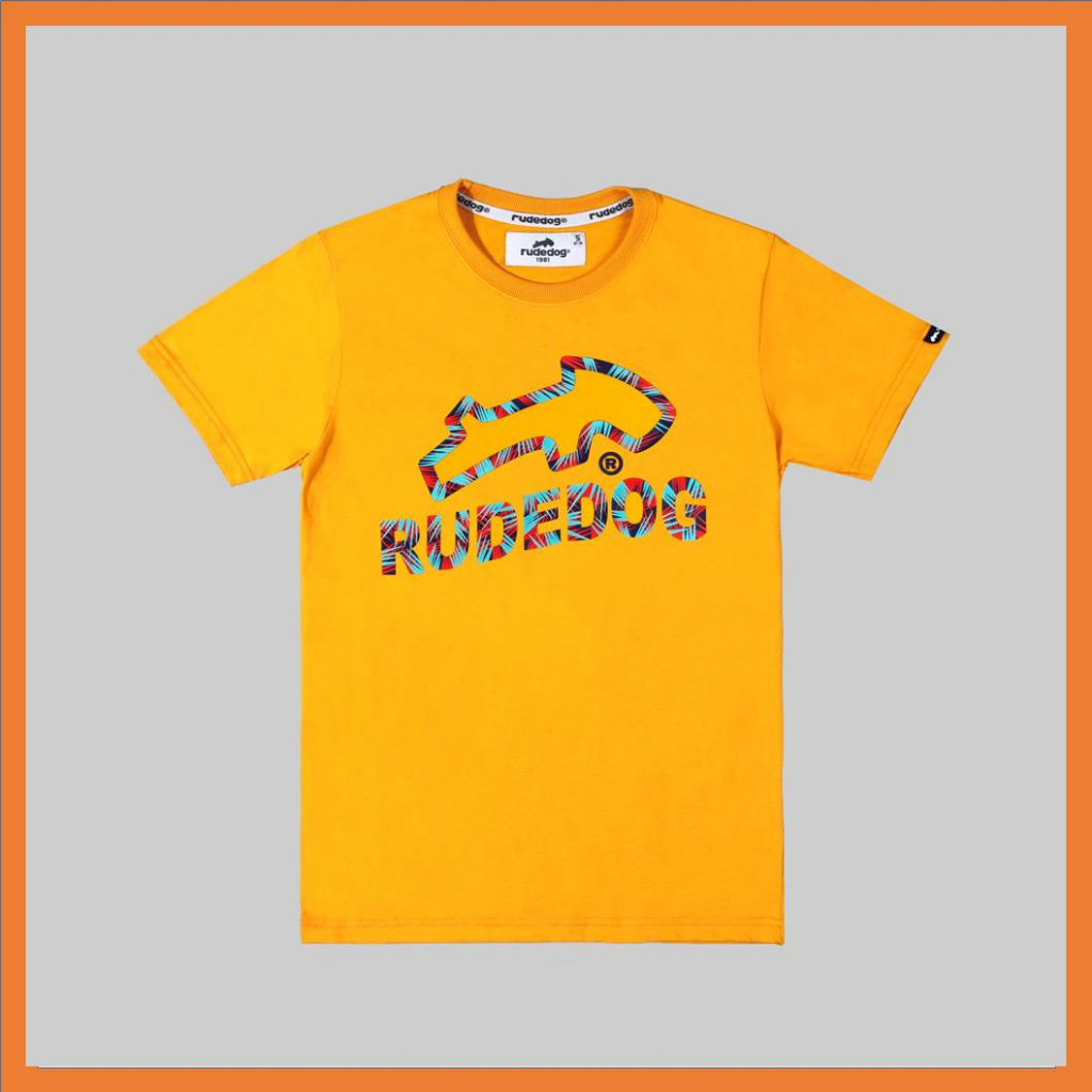 Rudedog เสื้อคอกลม หญิงชาย รุ่น Nutsu สีเหลือง