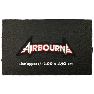 ตัวรีดติดเสื้อ air bourne อาร์มรีด อาร์มปัก ตกแต่งเสื้อผ้า หมวก กระเป๋า แจ๊คเก็ตยีนส์ Hipster Embroidered Iron On Sew on