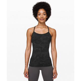 Lululemon - Power Y Tank - Incognito Camo Multi Grey