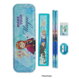 Frozen Princess Set ดินสอพร้อมกล่องดินสอ เจ้าหญิงโฟรเซ่น ลิขสิทธิ์แท้