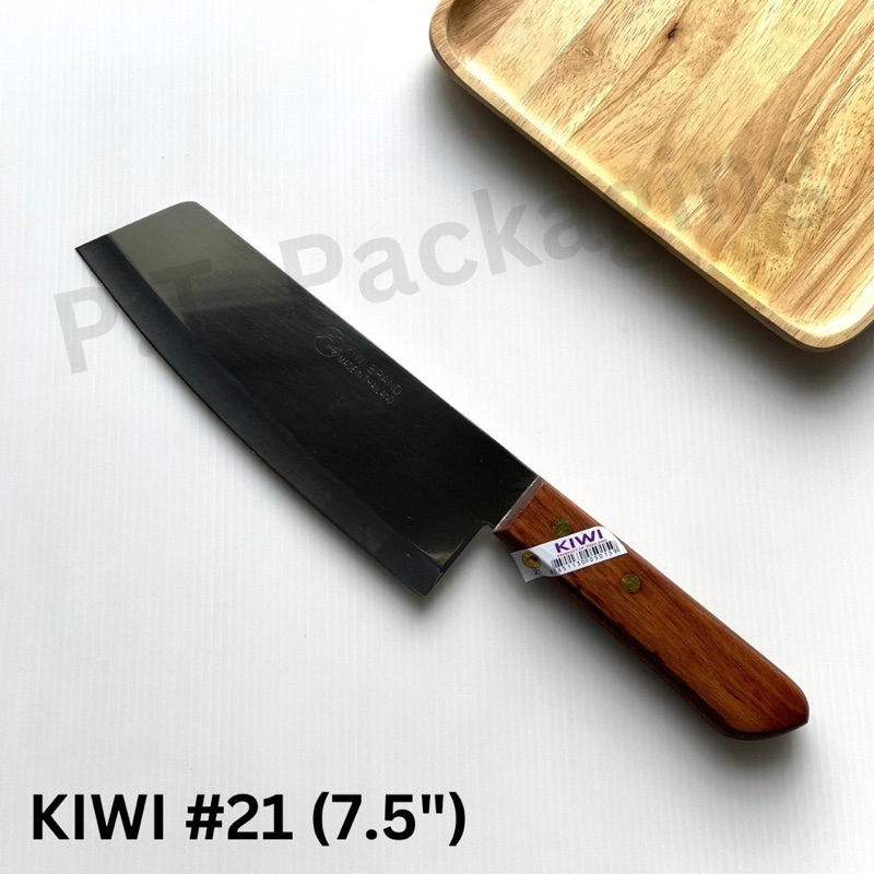 มีดตรา KIWI ด้ามพลาสติกดำ ด้ามไม้ มีหลายไซต์ ไซต์ใหญ่