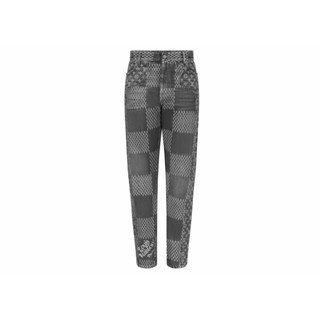 PROSPER - Louis Vuitton x Nigo Giant Damier Waves MNGM Denim Pants Noir