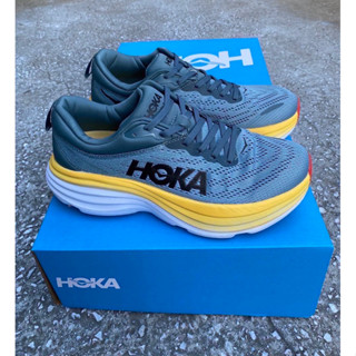 รองเท้าใส่วิ่ง🏃🏻‍♂️Hoka Bondi8 (wide)sz.36-45 มี3สี สำหรับผู้ชายและผู้หญิง หน้าเท้ากว้าง(สินค้าถ่ายจากภาพจริง100%)