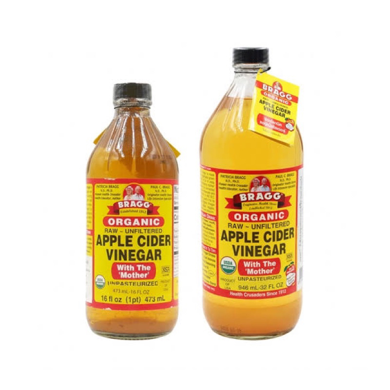 ACV Bragg น้ำส้มสายชูหมักจากแอปเปิ้ล Bragg Organic Raw Apple Cider Vinegar