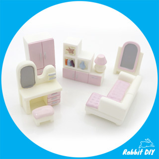 เรซิ่น 3D ชุด เฟอร์นิเจอร์ ขนาดเล็ก DIY บ้านตุ๊กตา 1 ชุด มี 7 แบบ (แพ็กรวมทุกแบบ 7 ชิ้น)