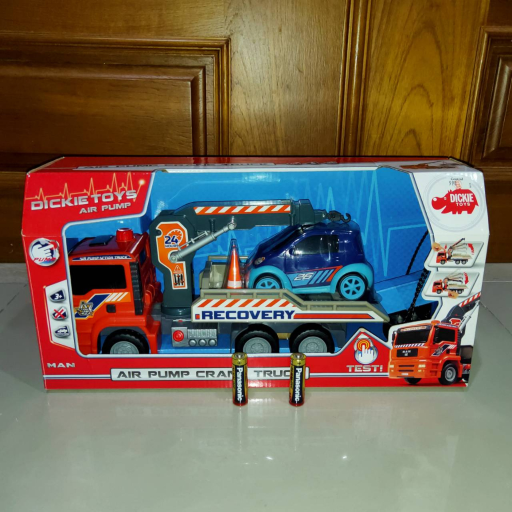 Dickie Toys Air pump MAN Tow Truck เครนยกได้ สภาพสวยมาก มือสอง