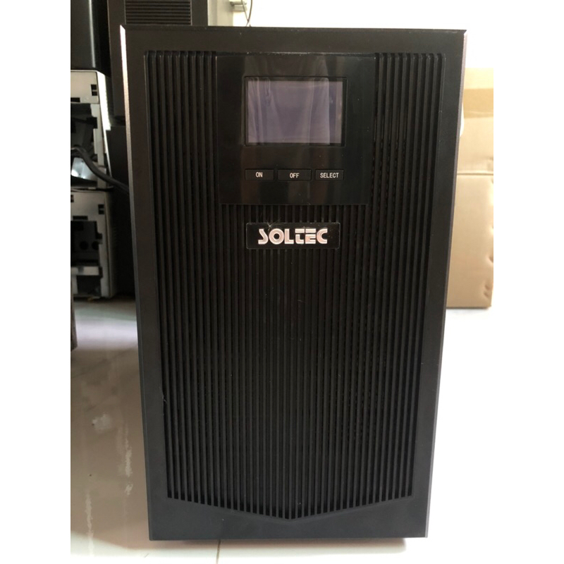 UPS เครื่องสำรองไฟมือสอง(second hand) Soltec 3000VA/2700Wระบบทรูออนไลน์ เครื่องพร้อมใช้งาน รับประกัน