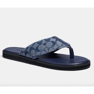 แท้💯% [ช้อปอเมริกา/เช็คใบเสร็จได้] Coach Mens Flip Flop Sandals