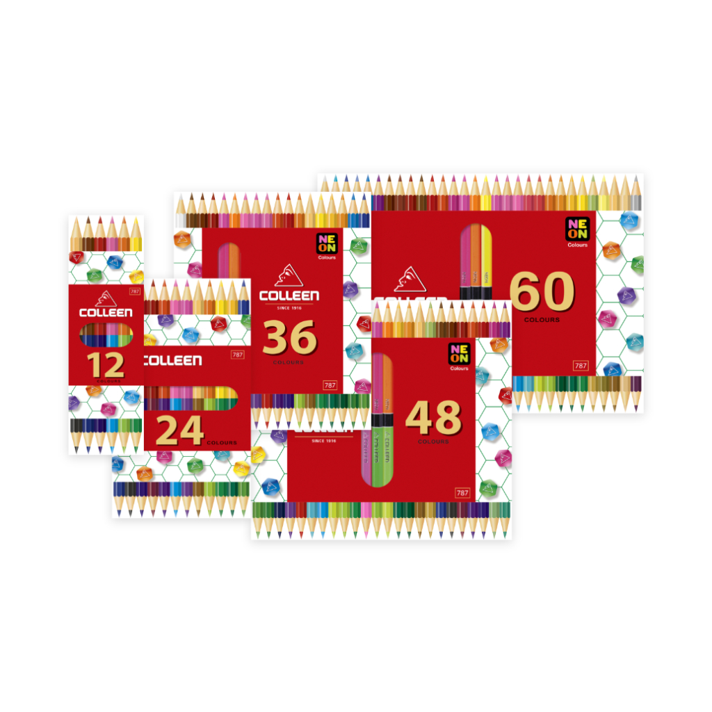 สีไม้คอลลีน Colleen ด้าม 2 หัว (#787) 6-12 / 12-24 / 18-36 / 24-48 / 30-60 สี