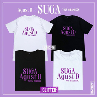 💜 SUGA | Agust D TOUR in BKK tee | GLITTER✨