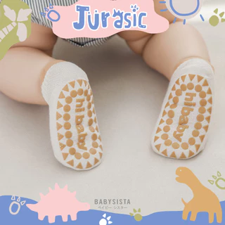 ถุงเท้าเด็ก Babysista รุ่น Jurasic มีกันลื่น