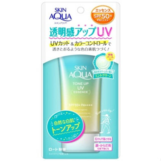 [ส่งตรงจากญี่ปุ่น] Rohto ครีมกันแดด Aqua Tone Up Uv Essence Mint Green 80G Spf50 + / Pa ++++ Japan New