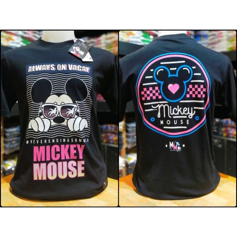 เสื้อDisney ลาย Mickey mouse สีดำ ลิขสิทธิ์แท้💯 (MKX-029)