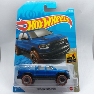 รถเหล็ก Hotwheels 2020 RAM 1500 REBEL สีน้ำเงิน (ib40)