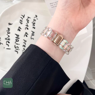 ใสฟรุ้ง สายนาฬิกา watch ultra 11 10 9 8 7 6 5 4 3 smart watch 38/40/42/44/45/46/49mm strap smart watch