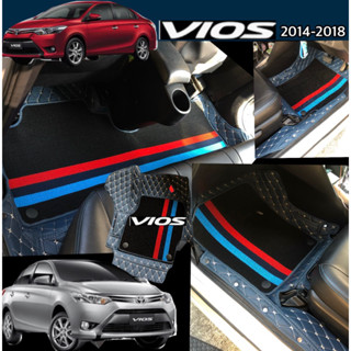 (ฟรี!!ของแถมตามสีพรม)VIOS2014-2018(หนังคัดเกรดส่งตรงกับผู้ผลิต)