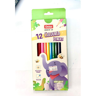 สีไม้ยาว 12 สี Oniso