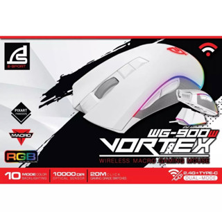 เมาส์เกมส์มิ่ง(มาโคร) Wireless  WG-900 Vortex SIGNO E-Sport Wireless  (สีขาว) ★รับประกัน 2ปี ★ส่งไว
