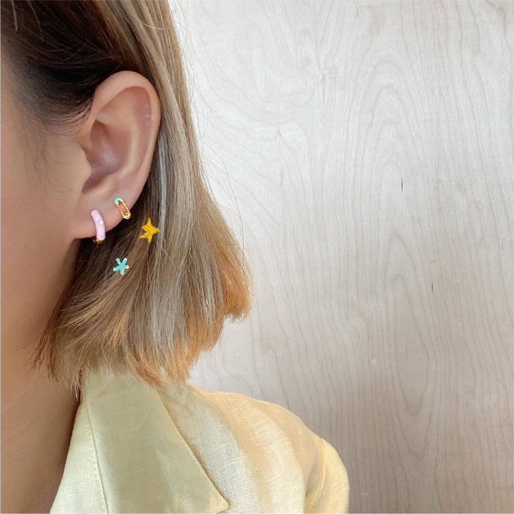 play.palette – Baby candy pin stud (ราคาต่อชิ้น) ราคา ถูกที่สุด ดีลบีเคเค แกลเลอรีภาพที่ 9
