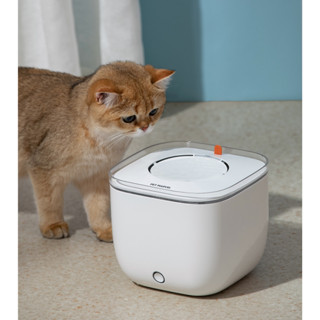 [รองรับเฉพาะIOS] Pet Marvel Smart WATER Dispenser LIGHT - Cloud White น้ำพุอัตโนมัติ รุ่นปั้มน้ำไร้สาย