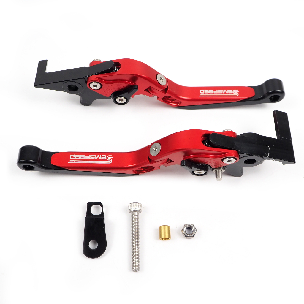 มือเบรค มือครัช SEMSPEED ล็อคล้อได้ สไลด์ได้  ปรับระดับ6ระดับ CLICK 160 ADV 150 PCX160 NMAX - รูปที่ 3