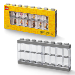 LEGO Minifigure Display Case 16 GREY กล่องใส่เลโก้มินิฟิกเกอร์ ดิสเพลย์เคส สีเทา (16 ช่อง) ของแท้ 100%