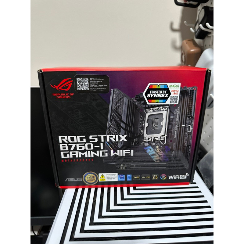 MAINBOARD ASUS ROG STRIX B760-I GAMING WIFI LGA 1700 DDR5มือสอง