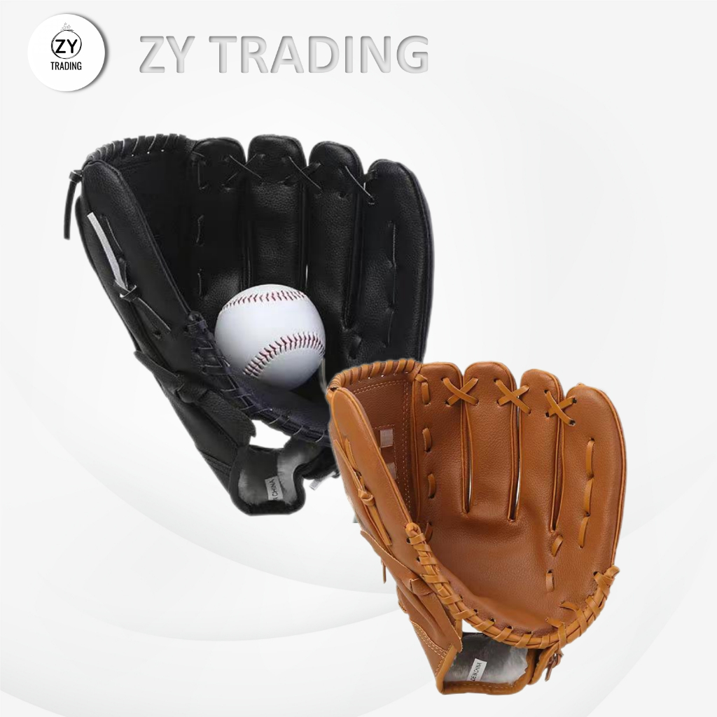 ถุงมือเบสบอล  ขนาด เหมาะกับการเล่นกีฬากลางแจ้ง 10.5 นิ้ว 11.5 นิ้ว 12.5 นิ้ว
