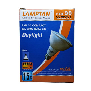 1 หลอด Lamptan par30 compact E27 daylight แสงสีขาว