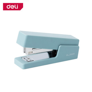 Deli แม็กเย็บกระดาษ สีพาสเทล เย็บได้ 20 แผ่น มีให้เลือกถึง 3 สี Stapler