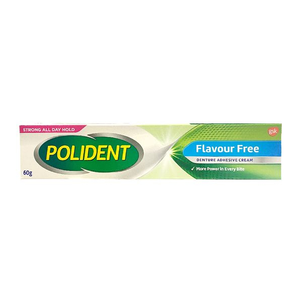 polident flavour free 20 g โพลิเดนท์ ครีมติดฟันปลอม 20 ก.