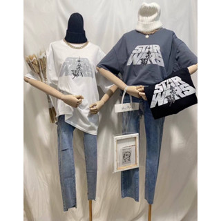 พร้อมส่ง🧸เสื้อยืดโอเวอร์ไซส์ ซาร่า Star wars