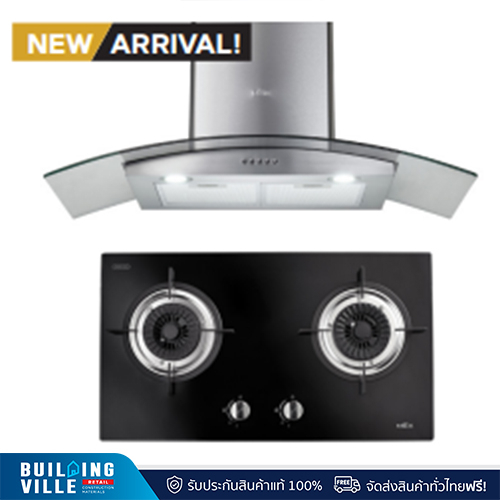 [ส่งฟรี!!] MEX ชุดเครื่องดูดควัน KV7269X90 + เตาแก๊ส V172M