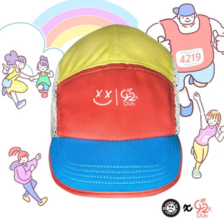 YUP! x 42.195Club หมวกวิ่ง Duckbill Cap ขยำเก็บได้ นุ่มแห้งไว ใส่สบาย เหมาะสำหรับกิจกรรมกลางแจ้งทุกชนิด