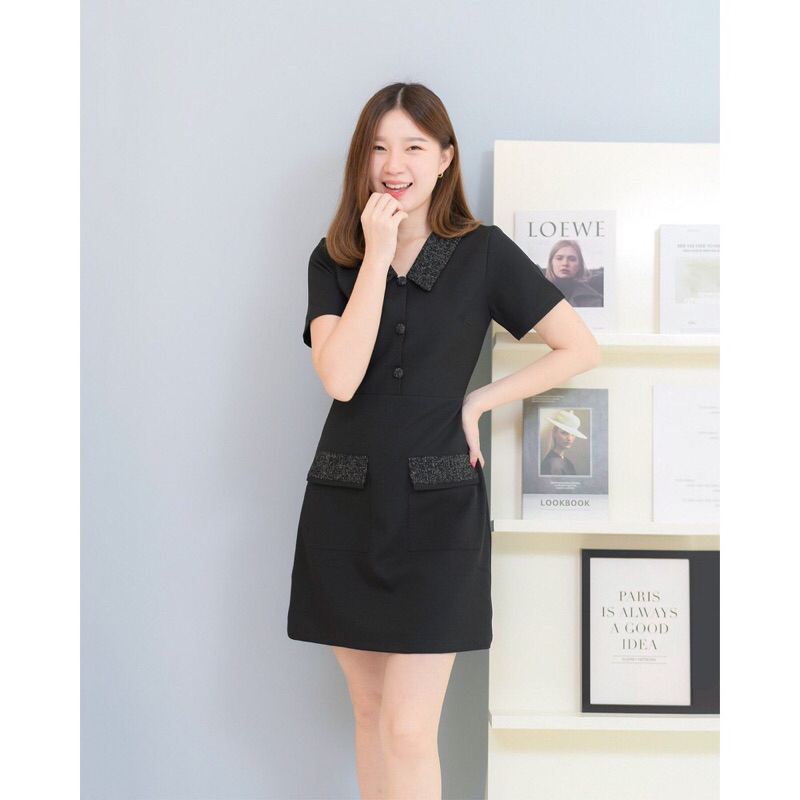 ส่งต่อเดรสสีดำ crayon