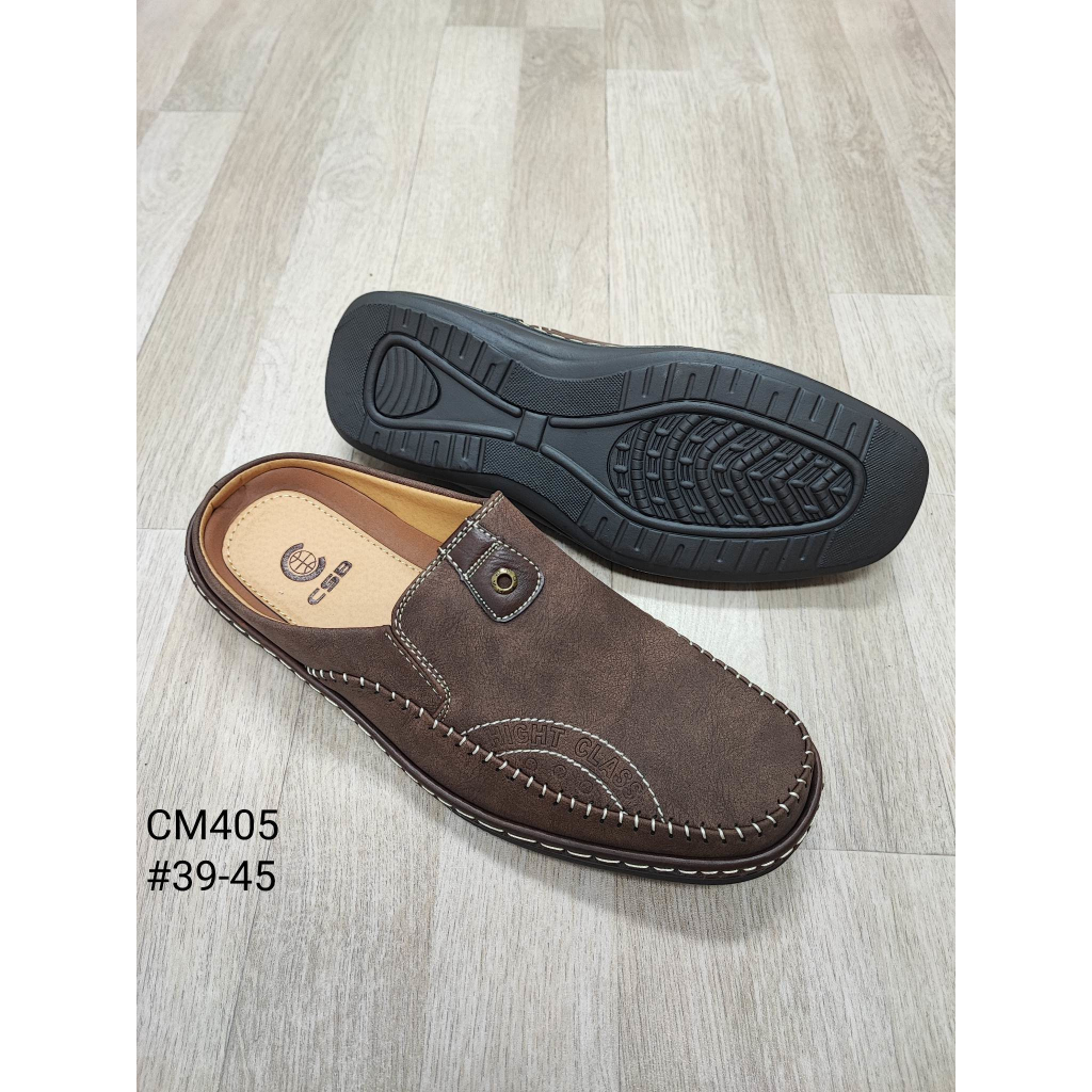 CM405รองเท้าหนังเปิดส้นผู้ชายไซส์39-45