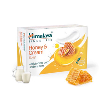 Himalaya honey &amp;  cream soap สบู่น้ำผึ้งและครีมนม 125 กรัม