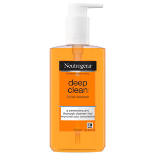 Neutrogena Deep Clean Facial Cleanser นูโทรจีน่าสบู่เหลวล้างหน้า 150 มล.