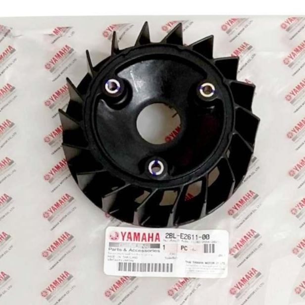 2BLE261100 ใบพัดสีดำ GRAND FILANO Fino125i Qbix FAZZIO GT-125 แท้ YAMAHA 2BL-E2611-00 2PH-E2611-00 2PH-10 2BM