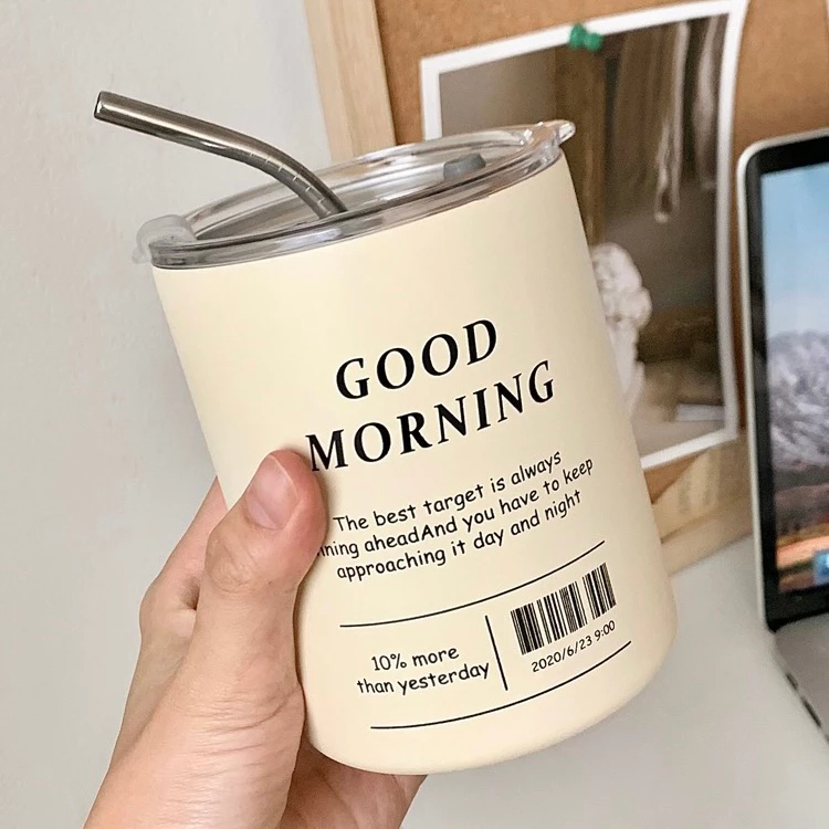 แก้วเก็บความเย็น กระติกน้ําร้อนสแตนเลส แก้วกาแฟ กระติกน้ำ กระติกน้ำร้อน กระติกเก็บความเย็น Cutieworld thumbnail 4