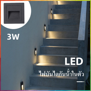 ไฟ LED สเต็ป Motion Sensor โคมไฟติดผนัง ไฟบันไดใต้ดิน Led โคมไฟในร่มฝังตัวไฟมุมเท้า