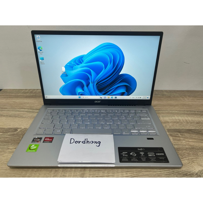 โน๊ตบุ๊ค Acer Swift3 SF314-43-R1NV RYZEN5-5500U