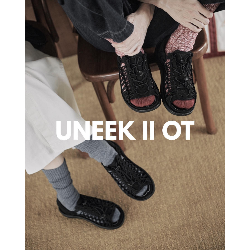 Keen รองเท้าผู้หญิง รุ่น Women's UNEEK II OT (BLACK/BLACK)