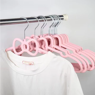 แพ็ค 10 ชิ้น ไม้แขวนเสื้อสตรีญี่ปุ่น ไม้แขวนเสื้อโบว์น่ารัก ไม้แขวนเสื้อพลาสติก ไม้แขวนเสื้อของใช้ในครัวเรือน ผลิต
