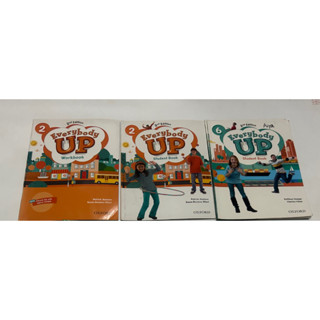 มือ 2 หนังสือเรียน แบบฝึกหัด Everybody up students book workbook