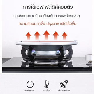 ฝาครอบหัวเตาแก๊ส ที่บังลมเตาแก๊ส กันลม ร้อนเร็ว ประหยัดแก๊ส ขาตั้งหม้อ K456(100)1375