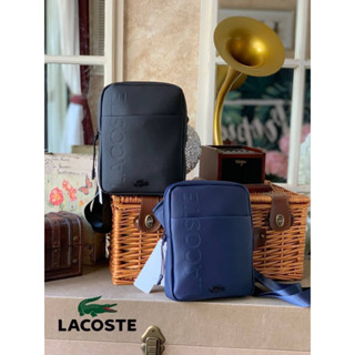 La//cos//te Mens Zippered Flat Bag Code:B3D050566 แบรนด์แท้ 100% งาน Outlet