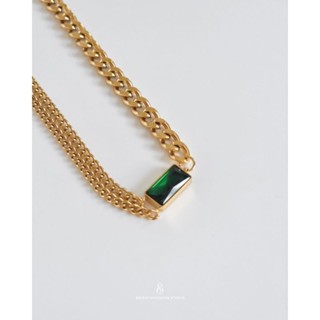 Bright and Shine - VERT GEM NECKLACE (39 cm.)